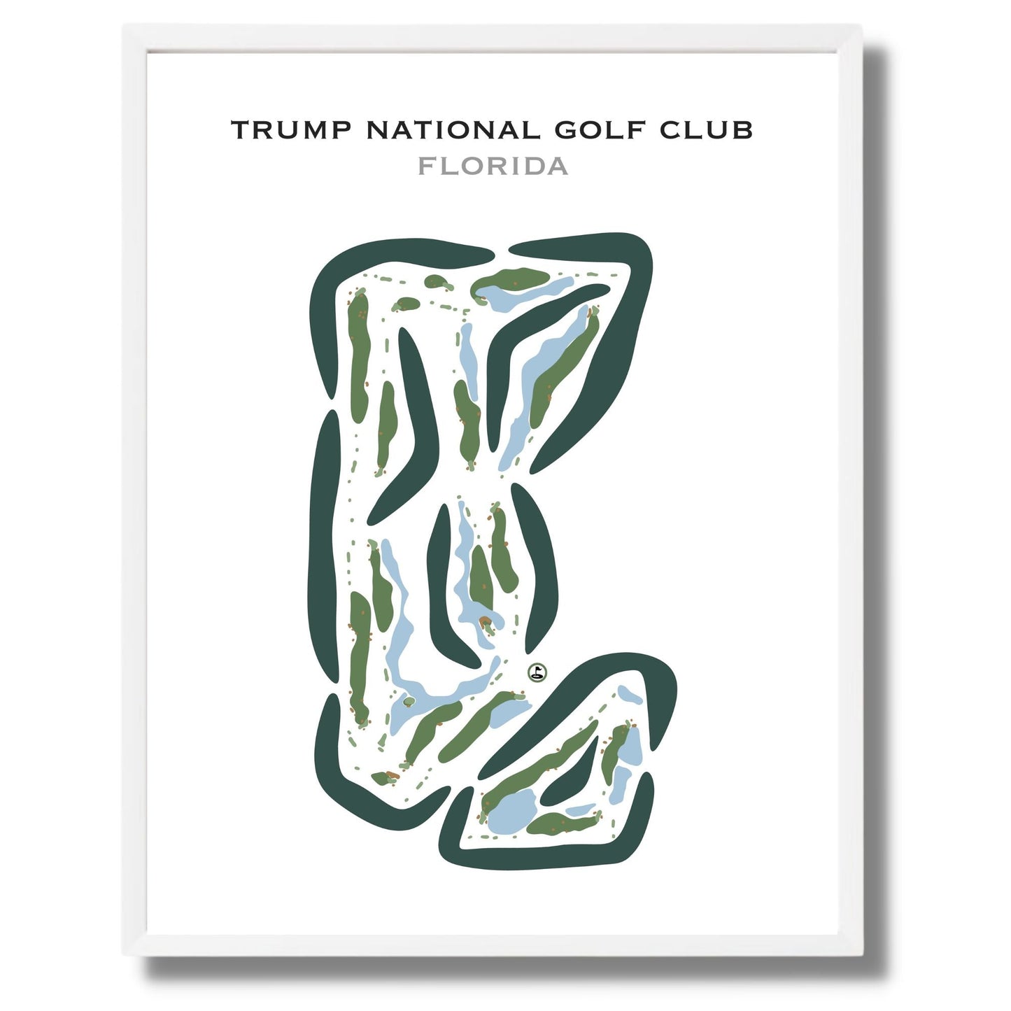 Trump National Golf Club Jupiter, Florida - Printed Golf Courses