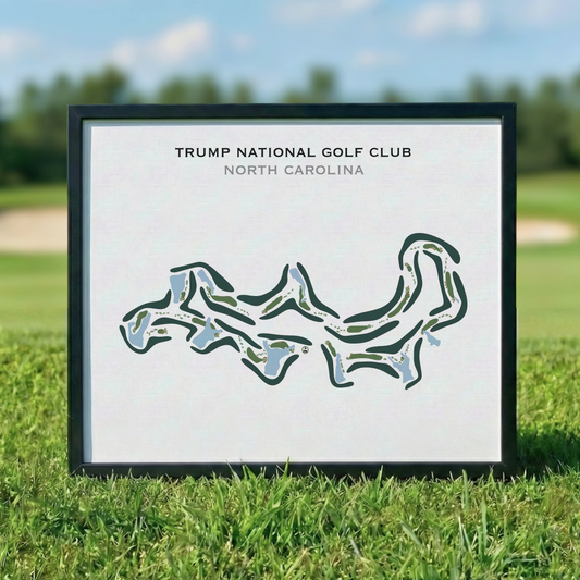 Trump National Golf Club, North Carolina - Printed Golf Course