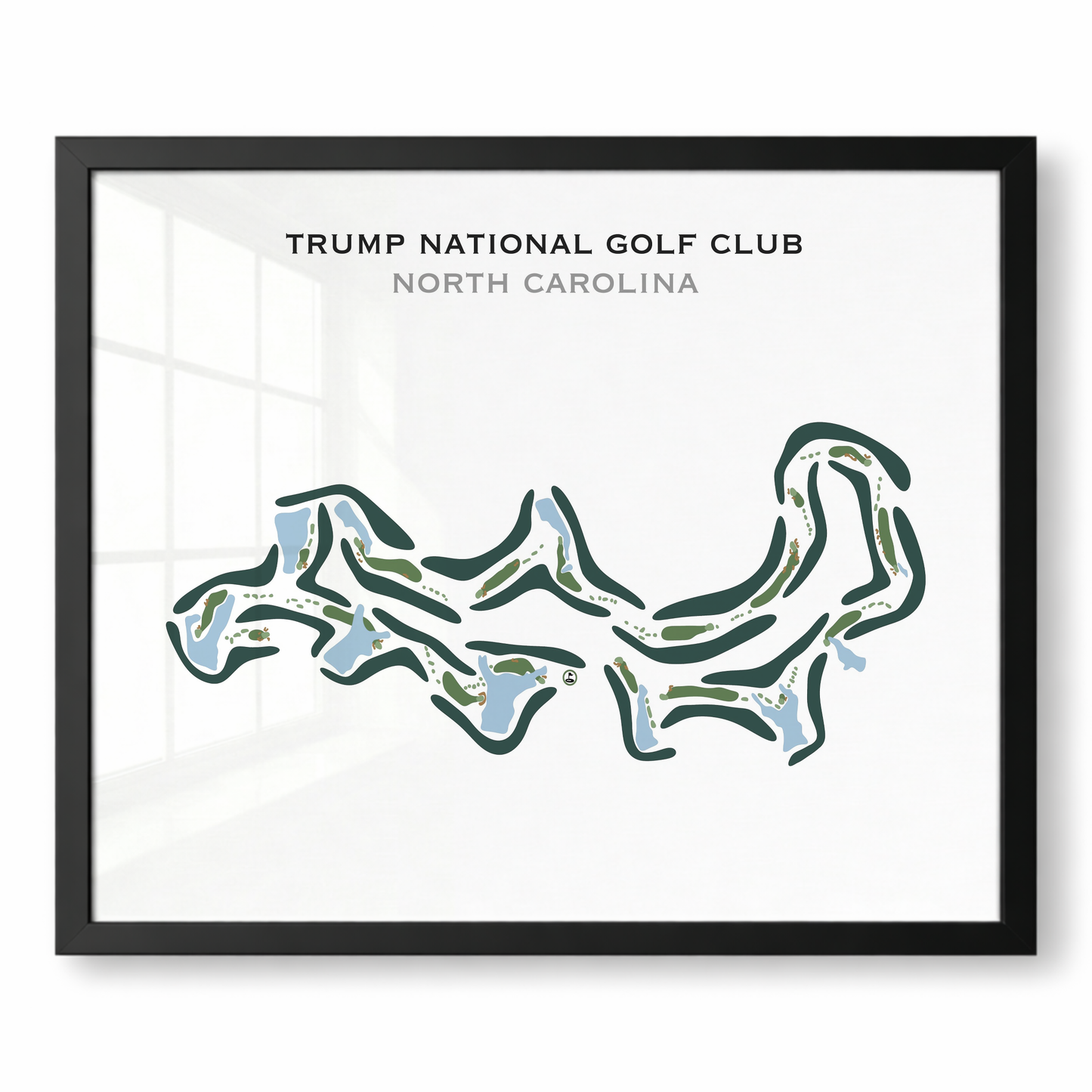 Trump National Golf Club, North Carolina - Printed Golf Course