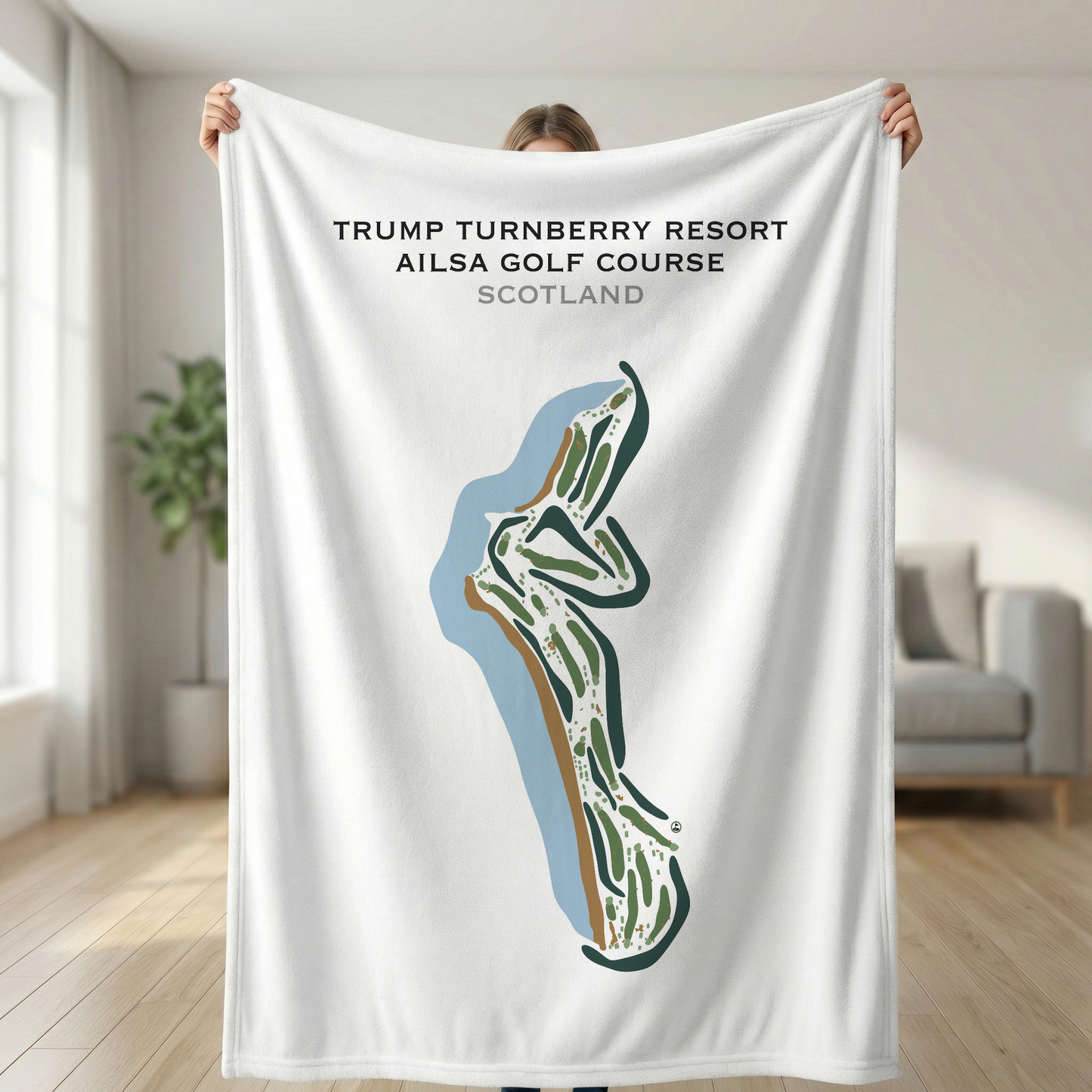 Trump Turnberry Ailsa Golf Course, Scotland - Printed Golf Courses
