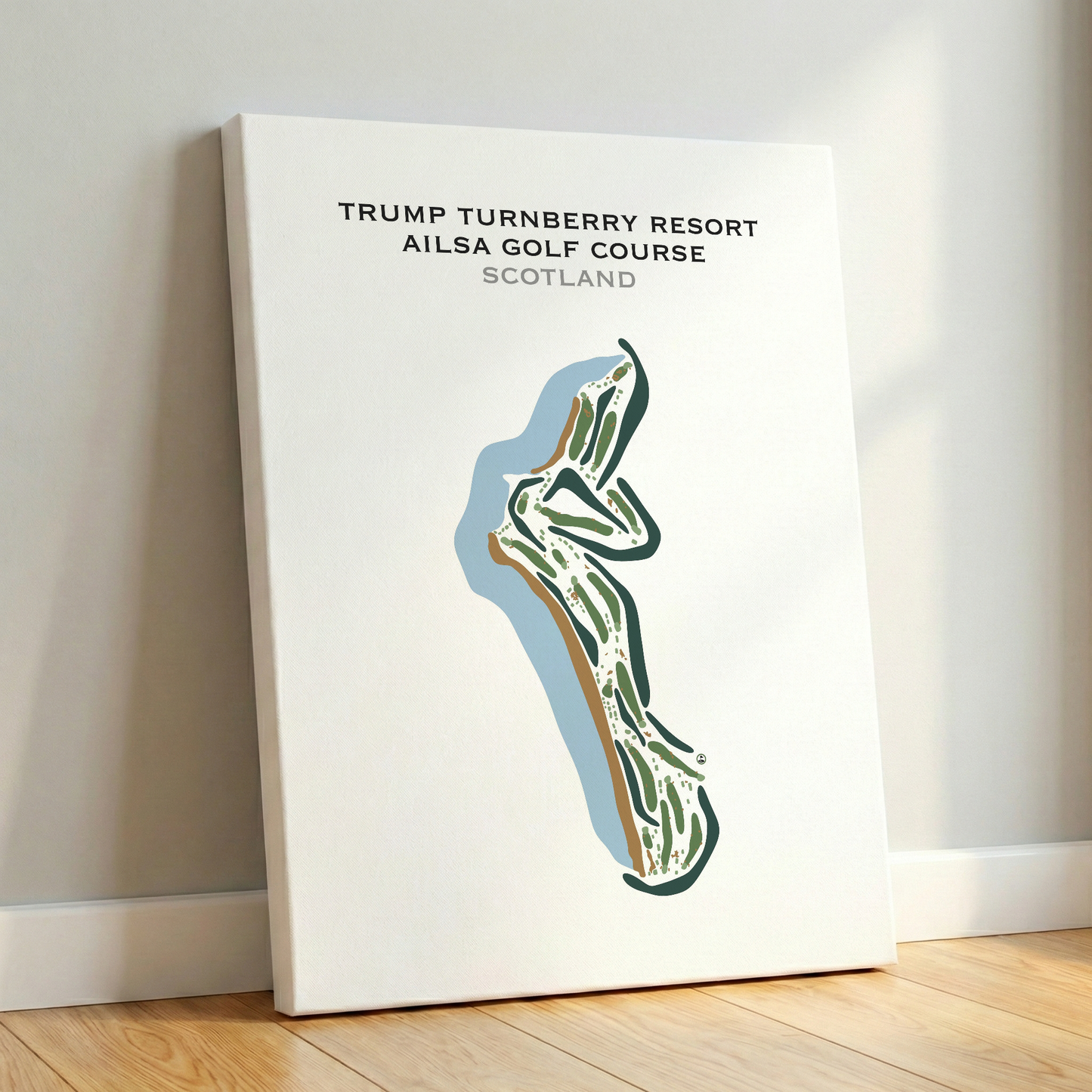 Trump Turnberry Ailsa Golf Course, Scotland - Printed Golf Courses