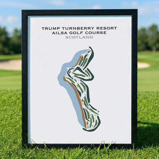Trump Turnberry Ailsa Golf Course, Scotland - Printed Golf Courses