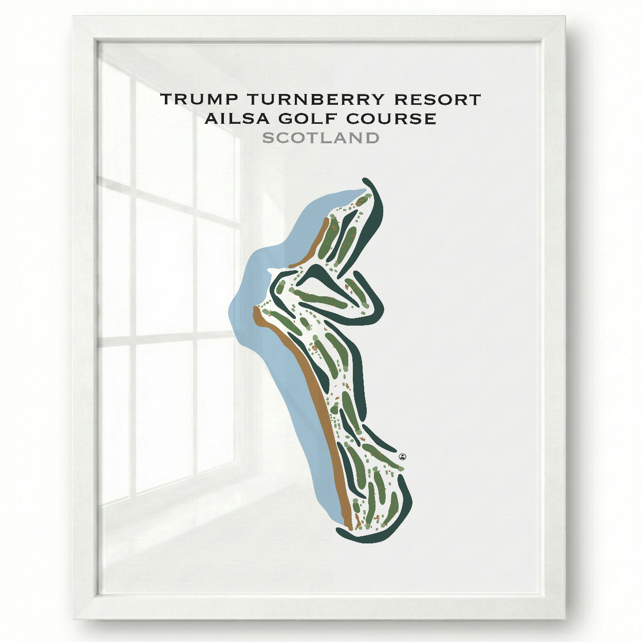 Trump Turnberry Ailsa Golf Course, Scotland - Printed Golf Courses