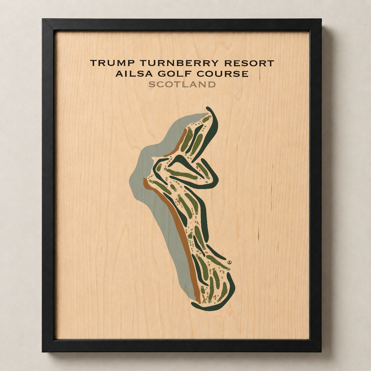 Trump Turnberry Ailsa Golf Course, Scotland - Printed Golf Courses