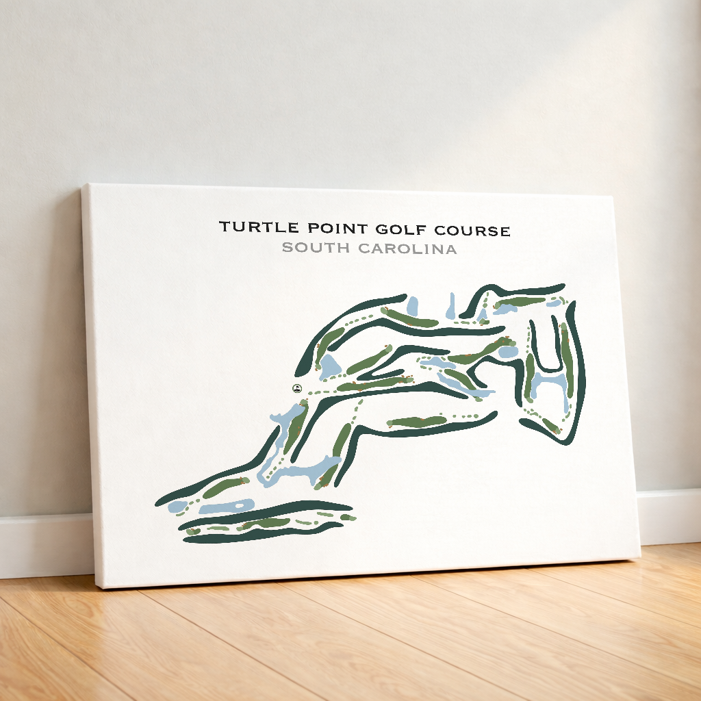 Turtle Point Golf Course, South Carolina - Printed Golf Courses