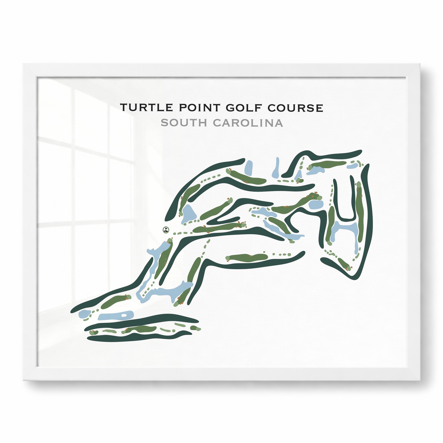 Turtle Point Golf Course, South Carolina - Printed Golf Courses