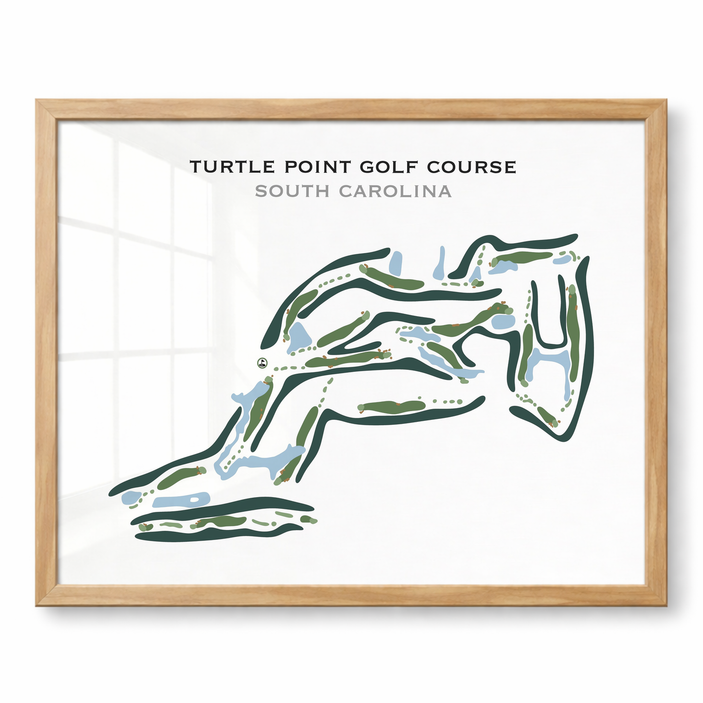 Turtle Point Golf Course, South Carolina - Printed Golf Courses