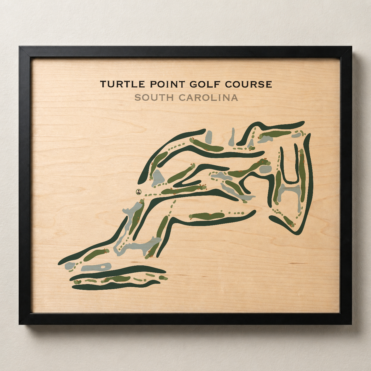Turtle Point Golf Course, South Carolina - Printed Golf Courses