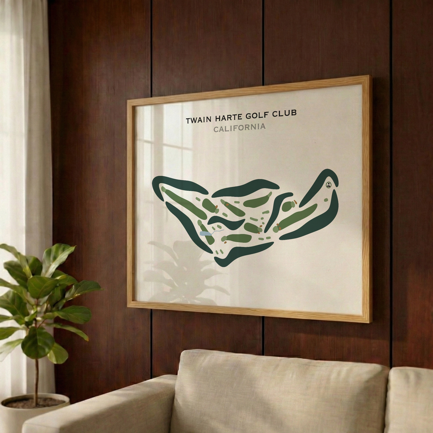 Twain Harte Golf Club, California - Printed Golf Courses