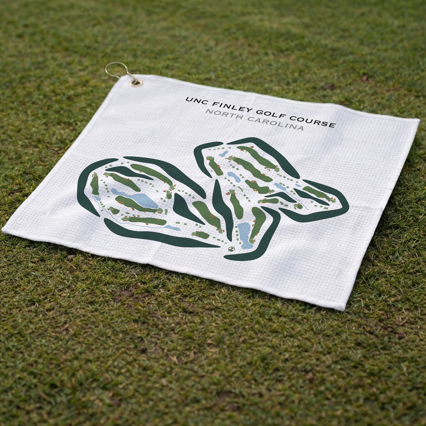 UNC Finley Golf Course, North Carolina - Printed Golf Course