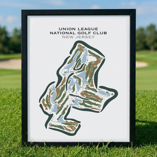 Union League National Golf Club, New Jersey - Printed Golf Courses