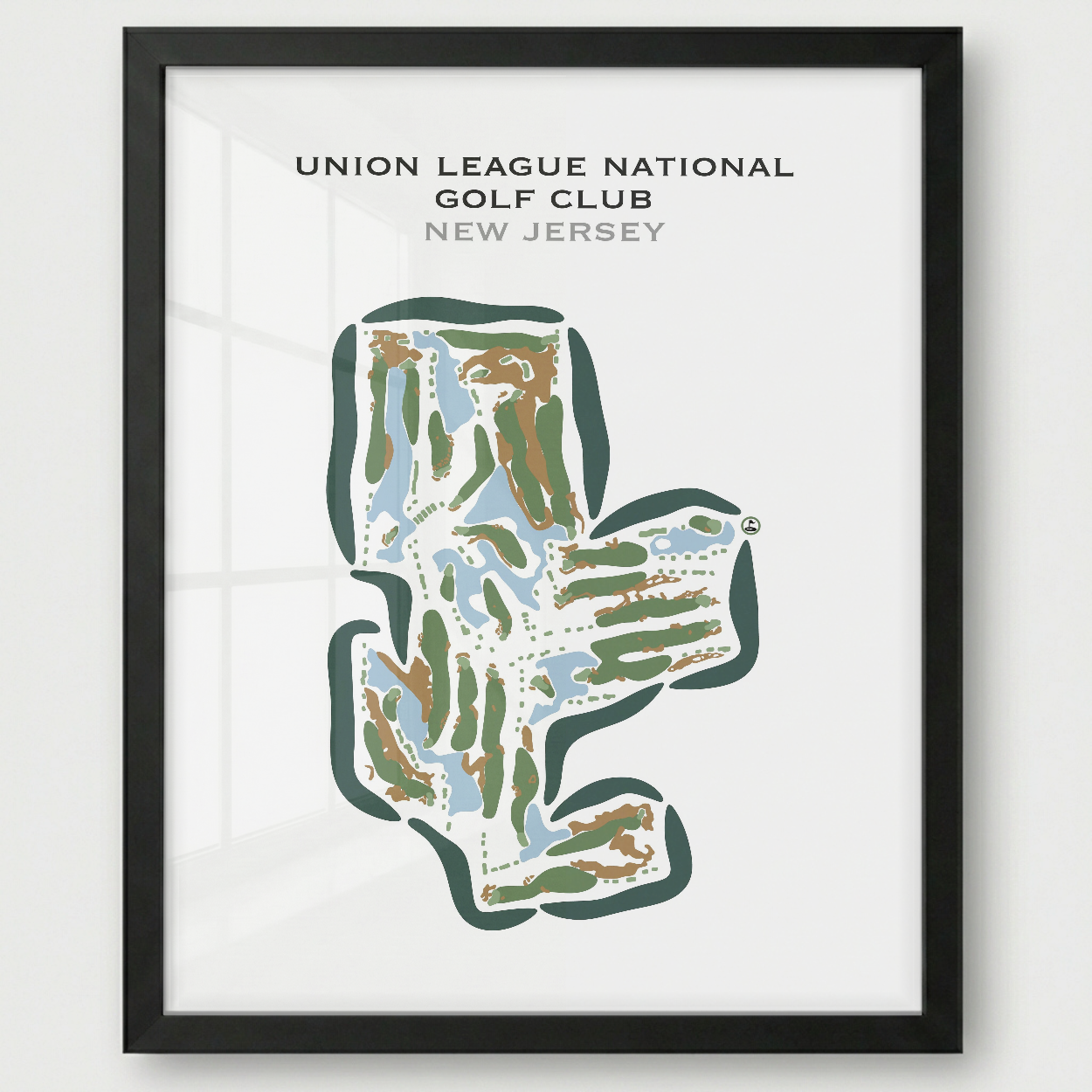 Union League National Golf Club, New Jersey - Printed Golf Courses