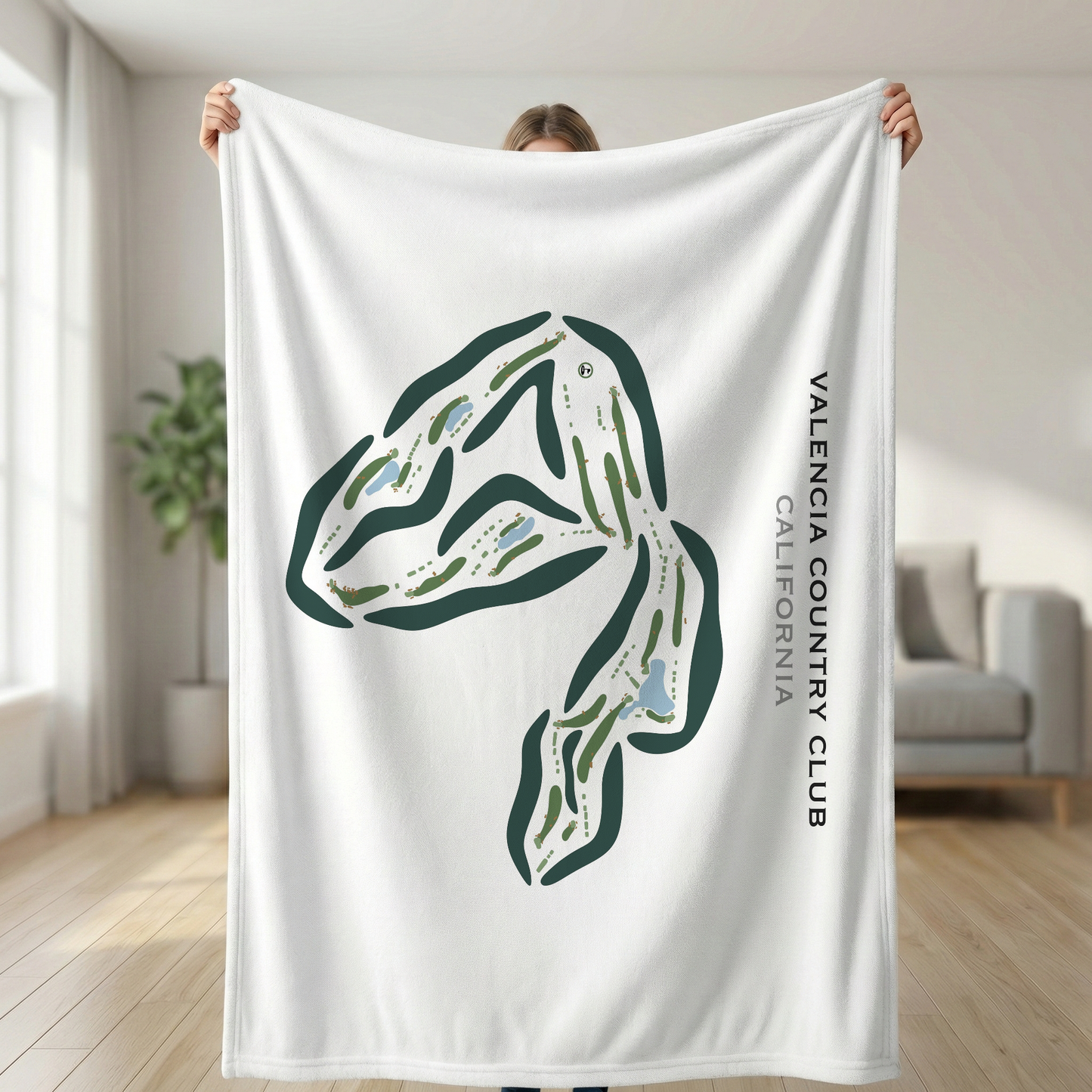 Valencia Country Club, California - Printed Golf Courses