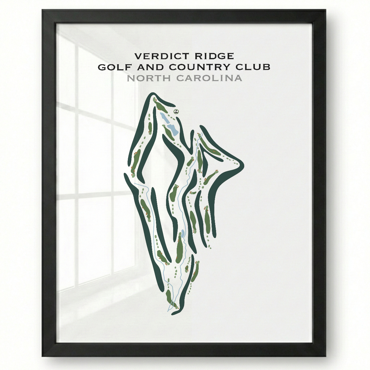 Verdict Ridge Golf & Country Club, North Carolina - Printed Golf Courses