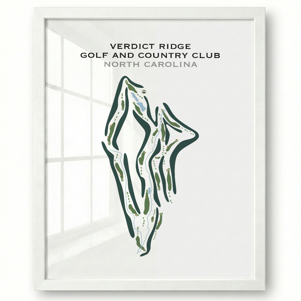 Verdict Ridge Golf & Country Club, North Carolina - Printed Golf Courses