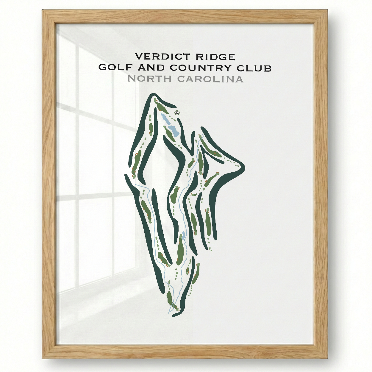 Verdict Ridge Golf & Country Club, North Carolina - Printed Golf Courses