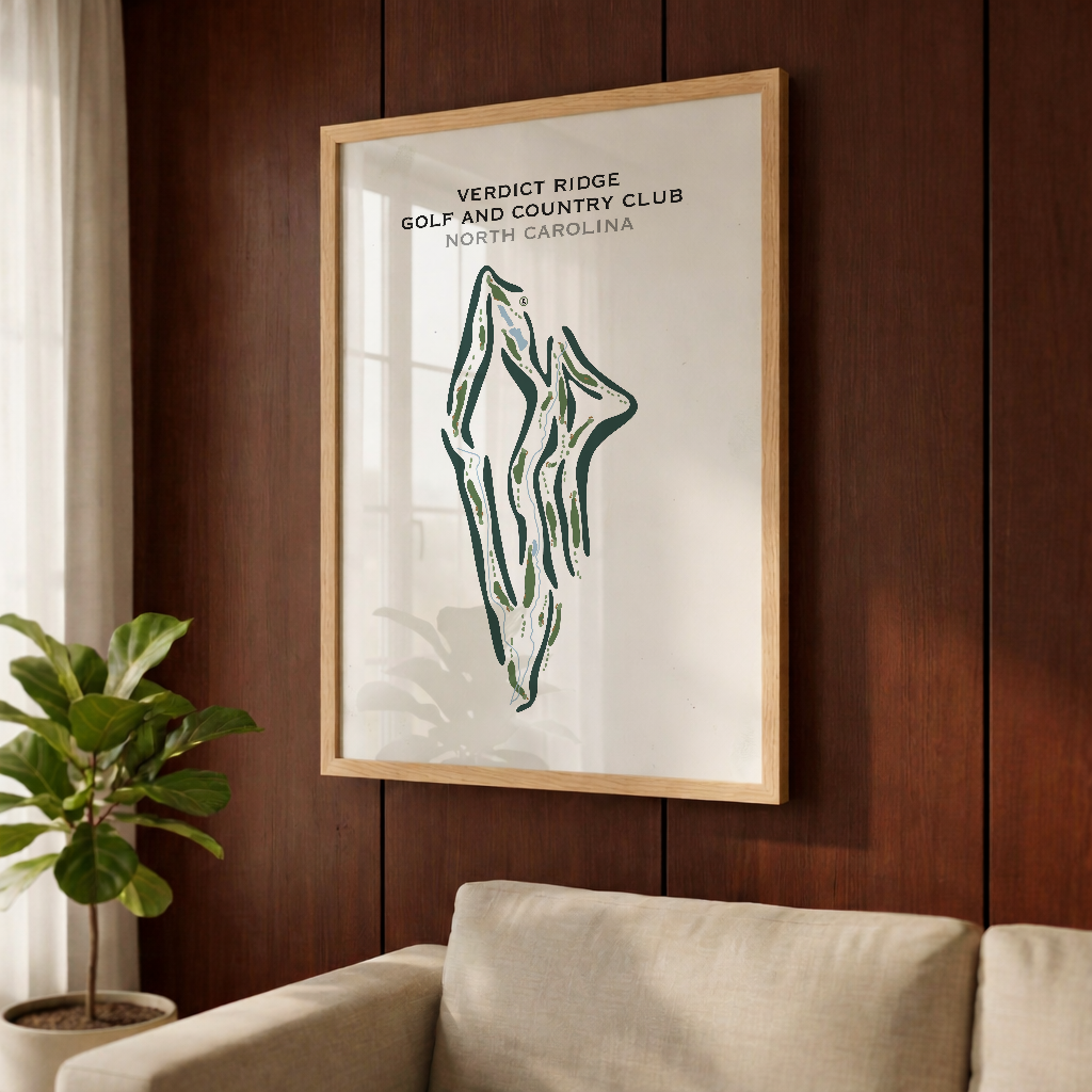 Verdict Ridge Golf & Country Club, North Carolina - Printed Golf Courses