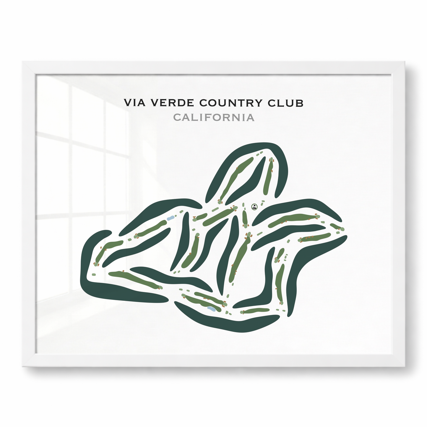 Via Verde Country Club, California - Printed Golf Course