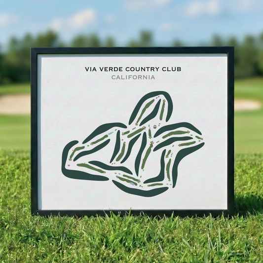 Via Verde Country Club, California - Printed Golf Course