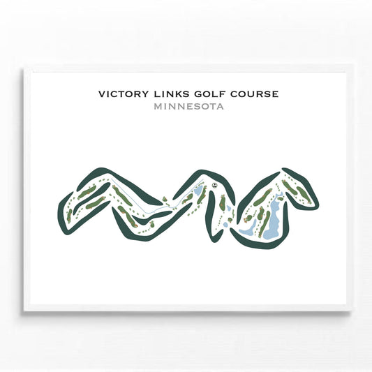 Victory Links Golf Course, Minnesota - Printed Golf Courses