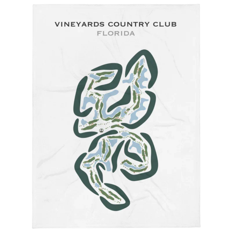 Vineyards Country Club, Florida - Printed Golf Courses