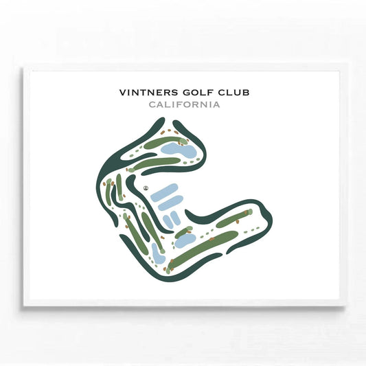 Vintners Golf Club, California - Printed Golf Courses