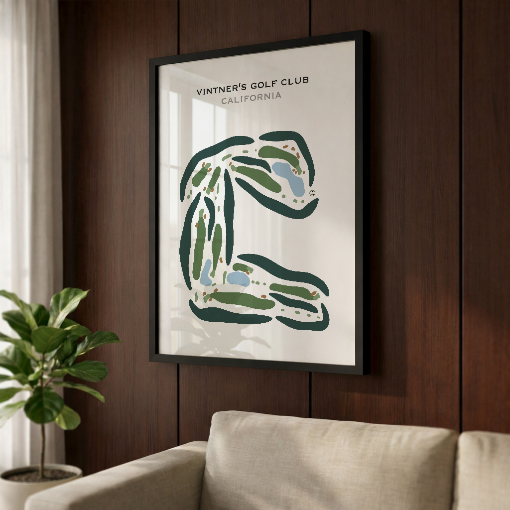 Vintner's Golf Club, California - Printed Golf Courses