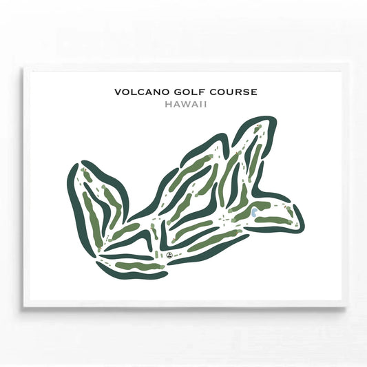 Volcano Golf Course, Hawaii - Printed Golf Courses
