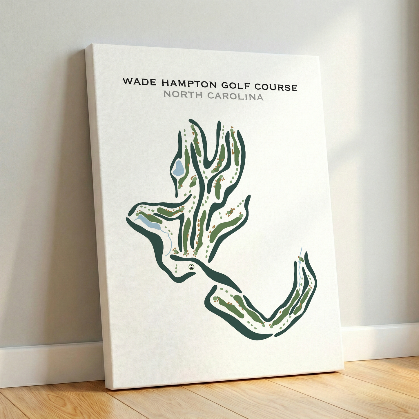 Wade Hampton Golf Course, North Carolina - Printed Golf Courses