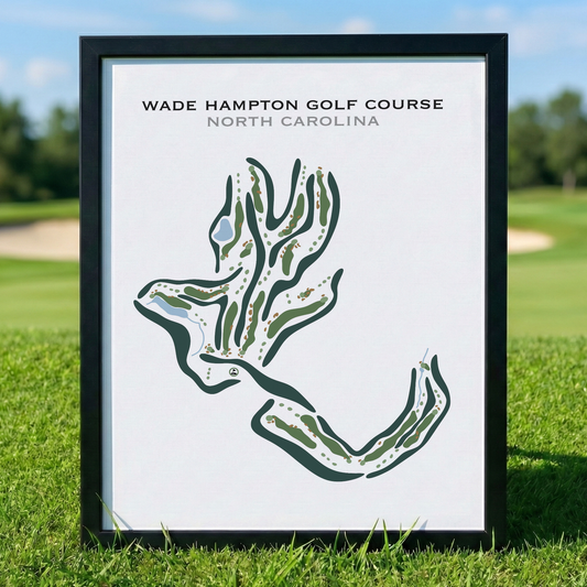 Wade Hampton Golf Course, North Carolina - Printed Golf Courses