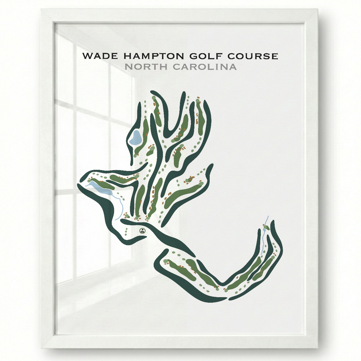 Wade Hampton Golf Course, North Carolina - Printed Golf Courses