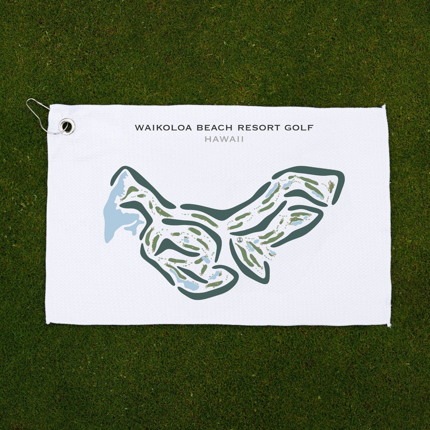 Waikoloa Beach Resort Golf, Hawaii - Printed Golf Courses