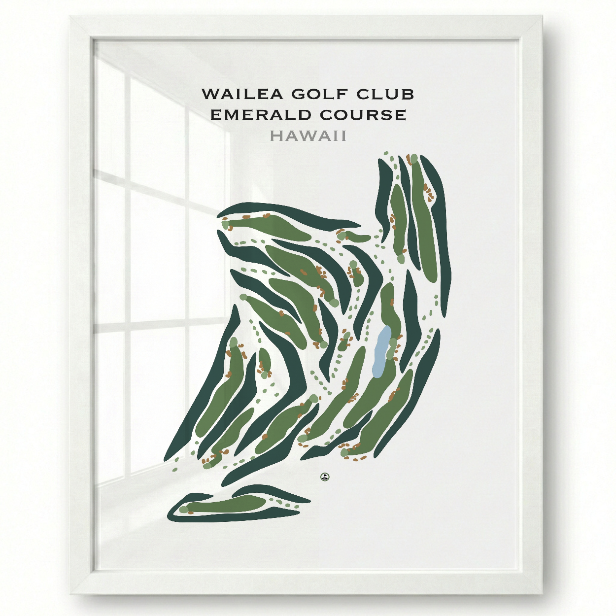 Wailea Golf Club Emerald Course, Hawaii - Printed Golf Courses