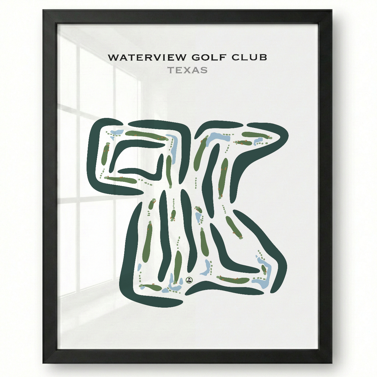 Waterview Golf Club, Texas - Printed Golf Courses