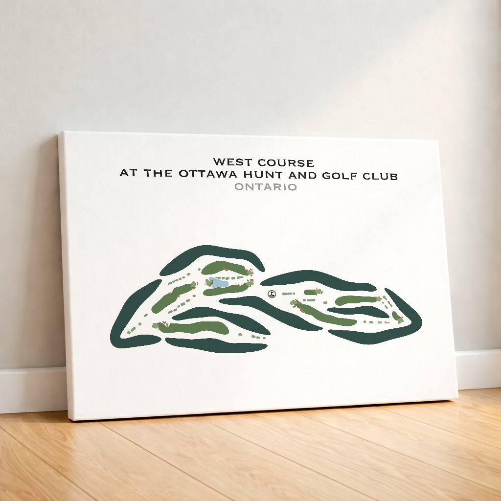 West Course at The Ottawa Hunt and Golf Club, Ontario - Printed Golf Courses