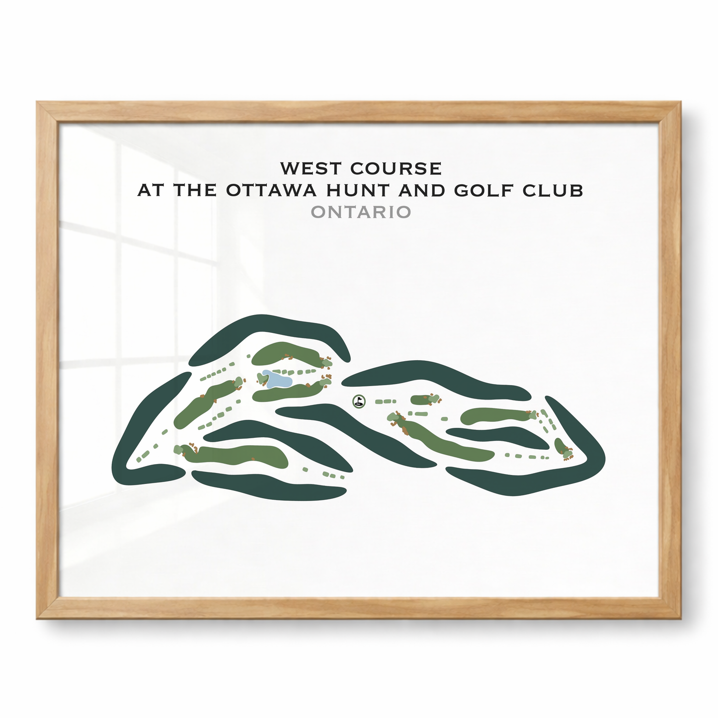 West Course at The Ottawa Hunt and Golf Club, Ontario - Printed Golf Courses