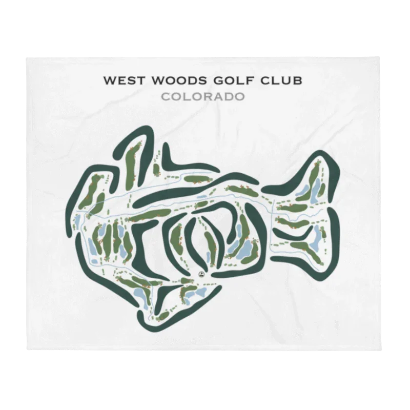 West Woods Golf Club, Colorado - Printed Golf Courses