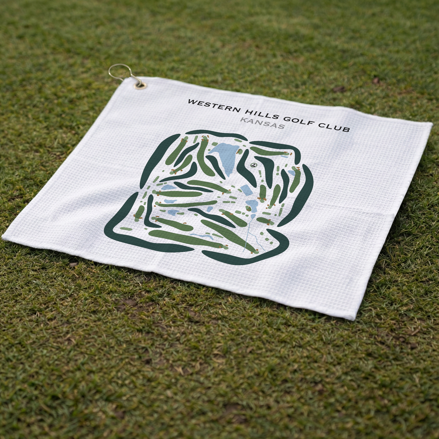 Western Hills Golf Club, Kansas - Printed Golf Courses