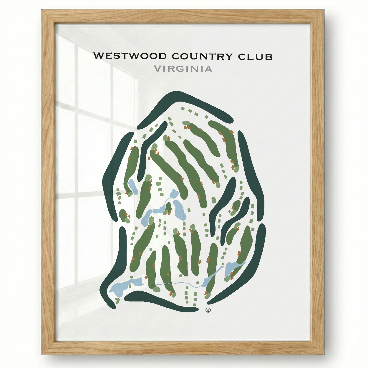 Westwood Country Club, Virginia - Printed Golf Courses