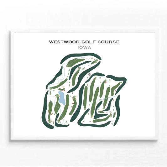 Westwood Golf Course, Iowa - Printed Golf Courses
