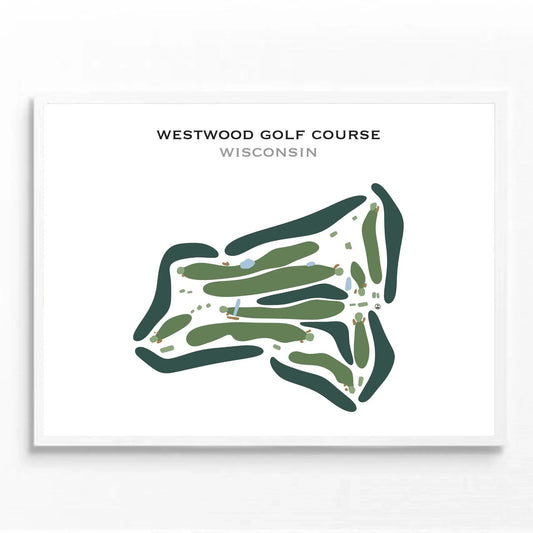 Westwood Golf Course, Wisconsin - Printed Golf Courses