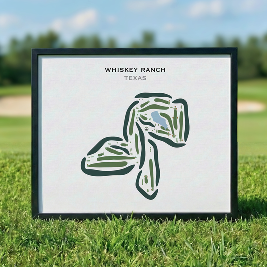 Whiskey Ranch, Texas - Printed Golf Courses