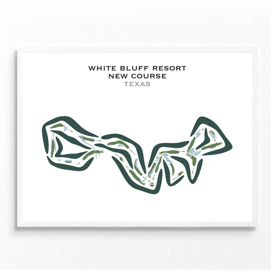 White Bluff Resort - New Course, Texas - Printed Golf Courses