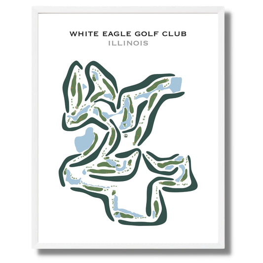 White Eagle Golf Club, Illinois - Printed Golf Courses