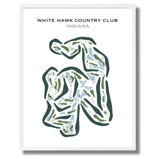 White Hawk Country Club, Indiana - Printed Golf Courses