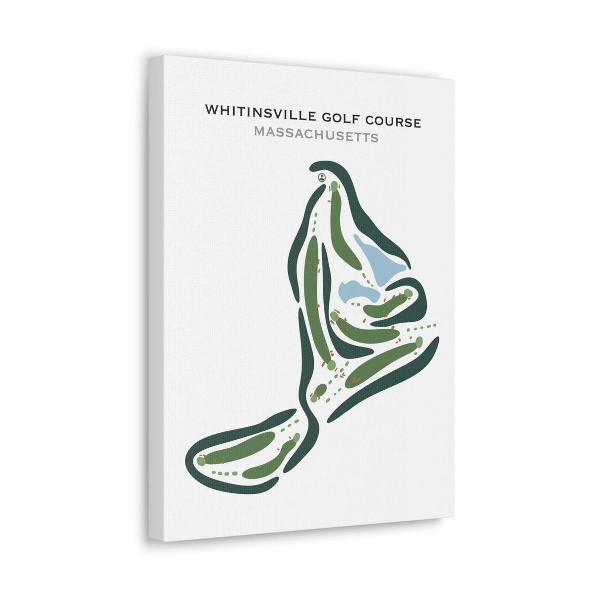 Whitinsville Golf Club, Massachusetts - Printed Golf Courses