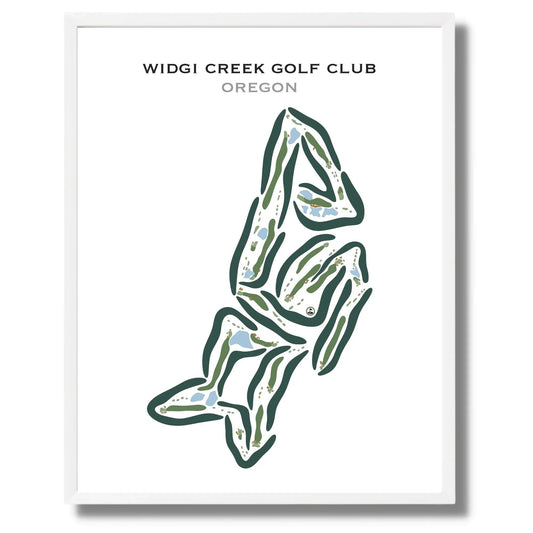 Widgi Creek Golf Club, Oregon - Printed Golf Courses