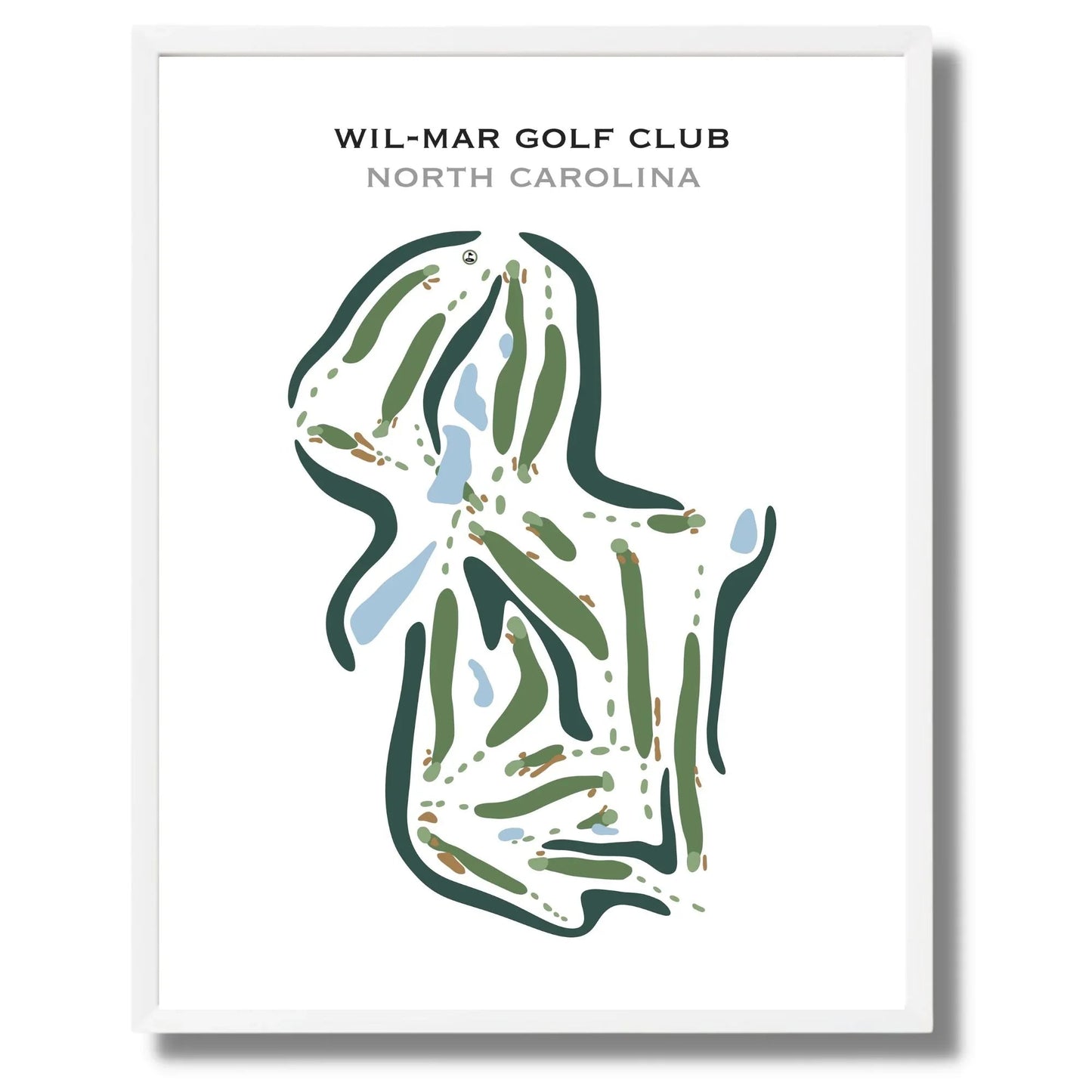 Wil-Mar Golf Club, North Carolina - Printed Golf Courses