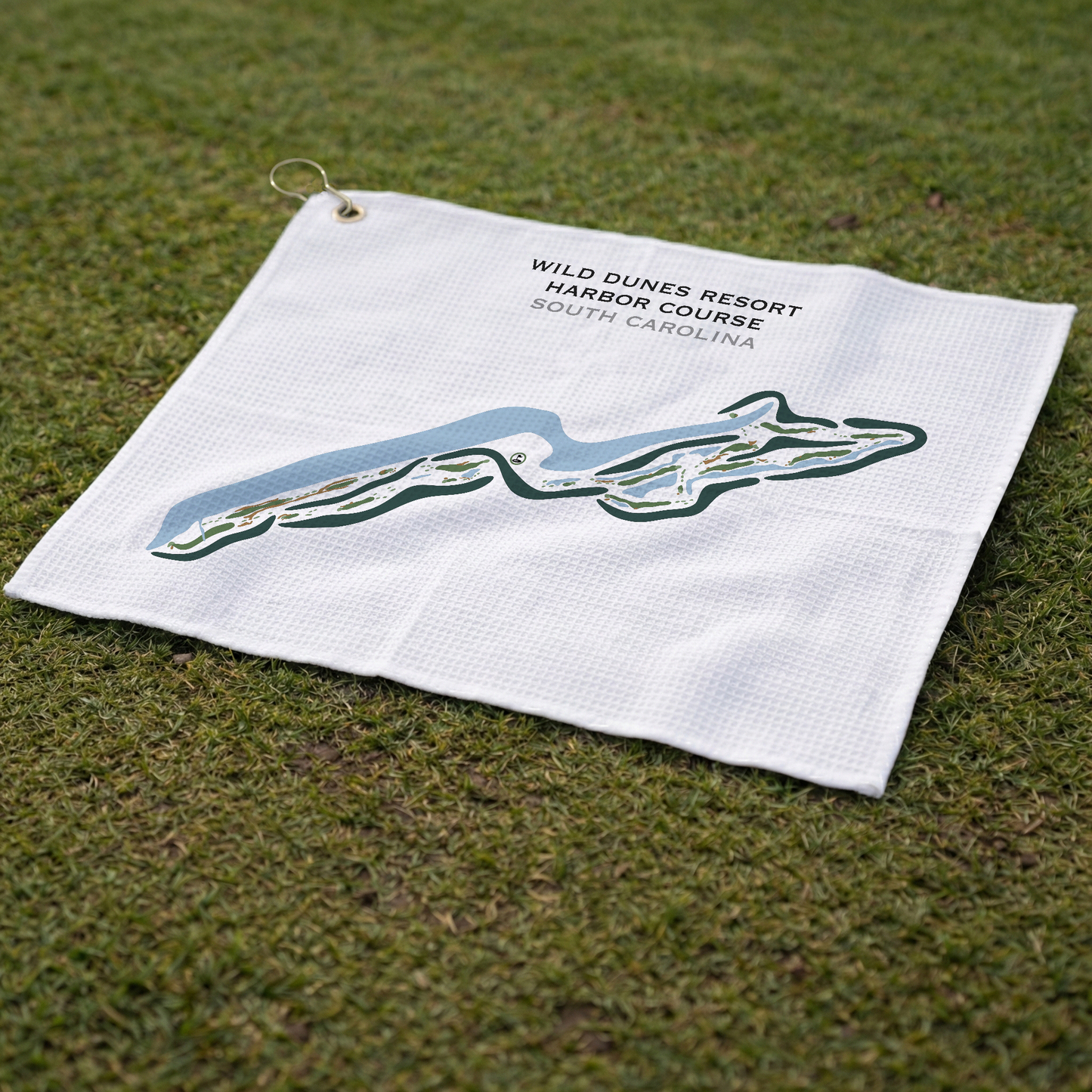 Wild Dunes Resort Harbor Course, South Carolina - Printed Golf Courses