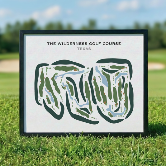 The Wilderness Golf Course, Texas - Printed Golf Courses